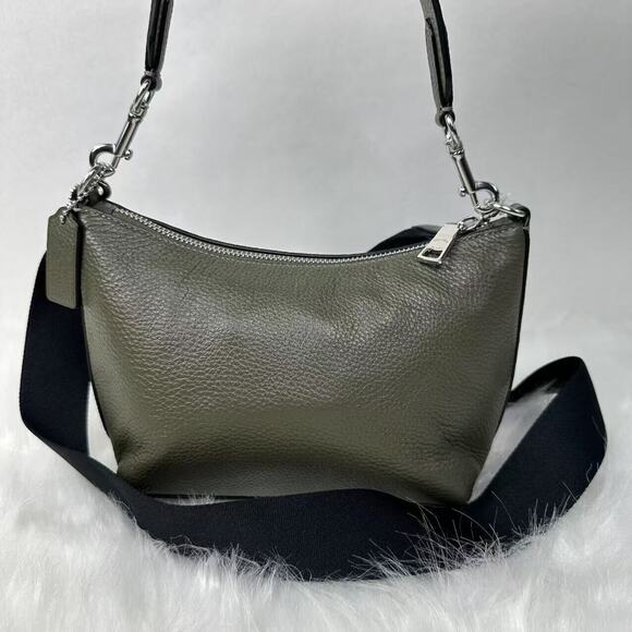 Coach Dempsey Shoulder Crossbody Bag with Patch In Silver/Surplus C2829 NWT - Picture 4 of 12